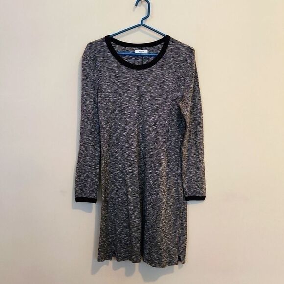 Like New Madewell ong Sleeve Swing Dress, Size L - Picture 1 of 6